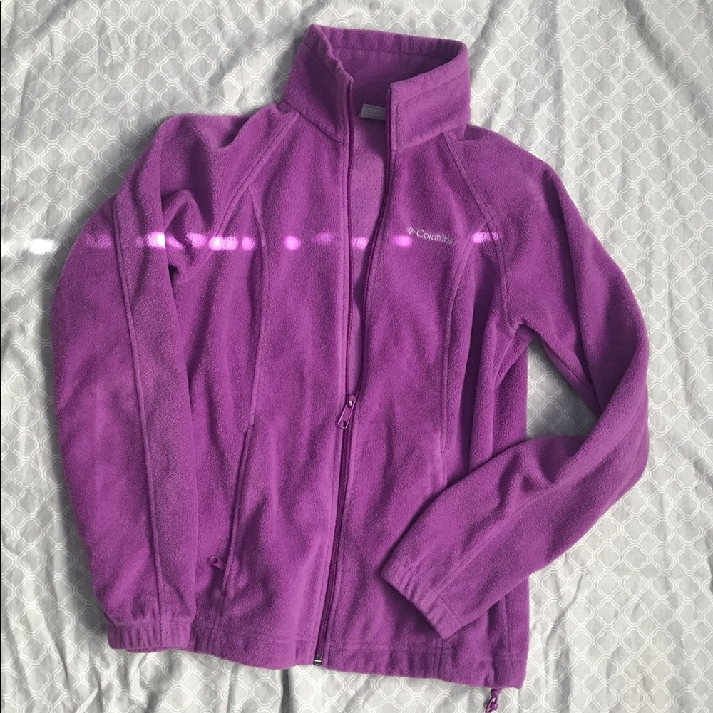 Columbia Purple Zip Up